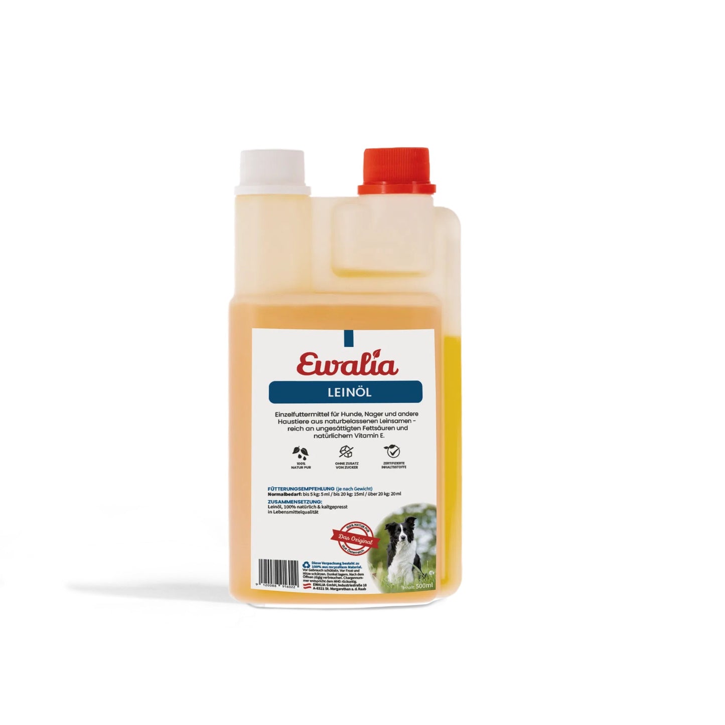 EWALIA Leinöl für Hunde 500ml
