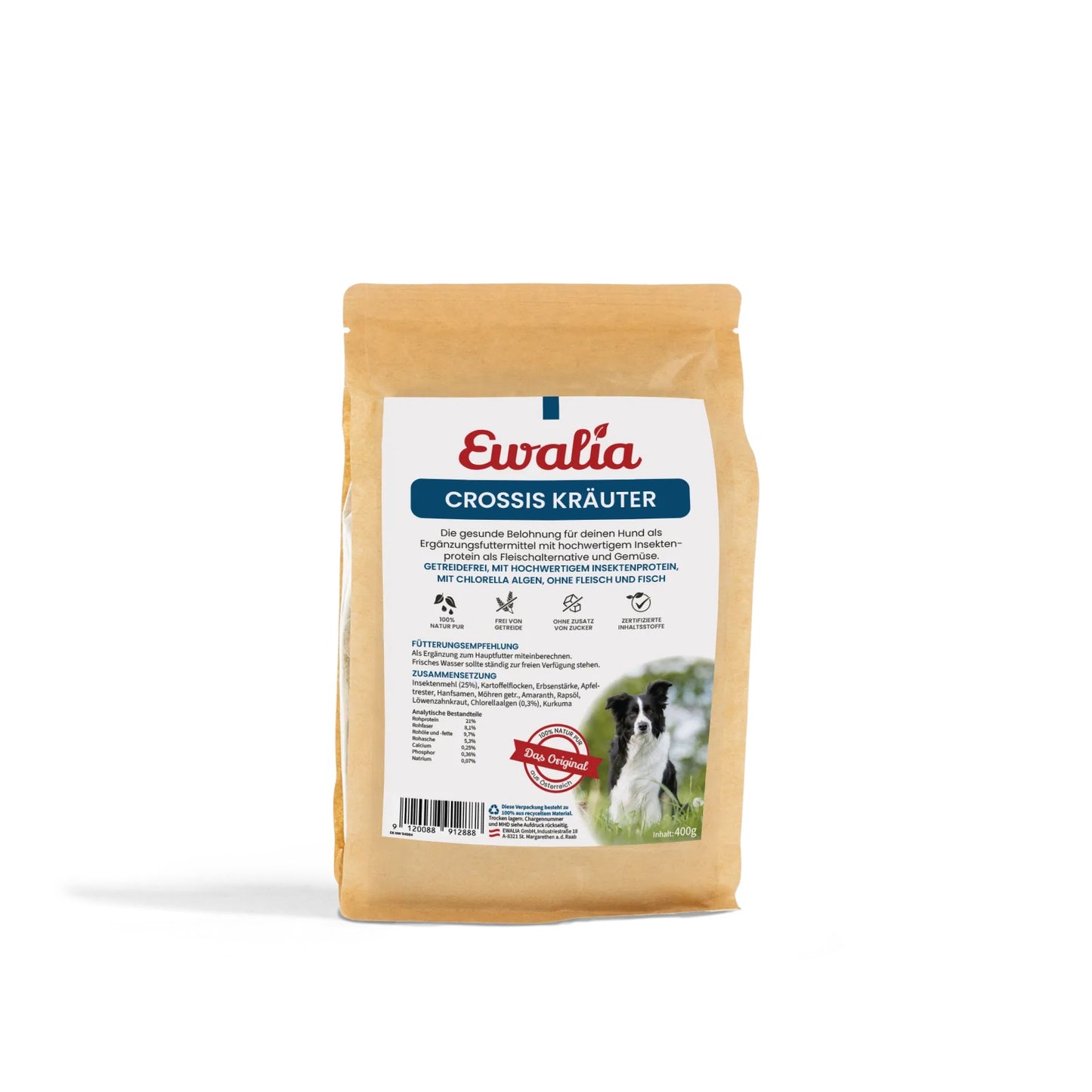 EWALIA Crossis Kräuter für Hunde 400g