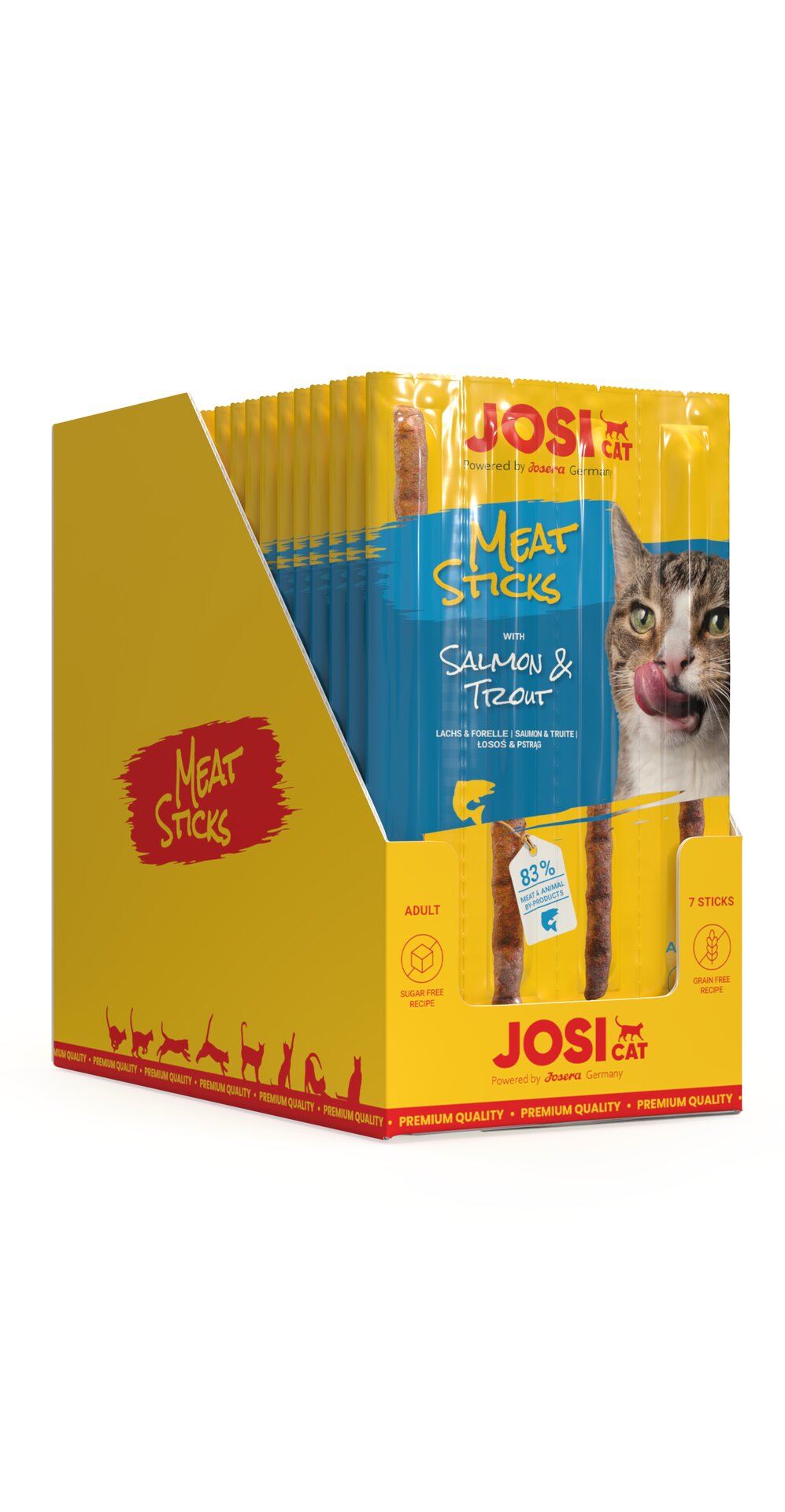 JosiCat Meat Sticks Salmon & Trout