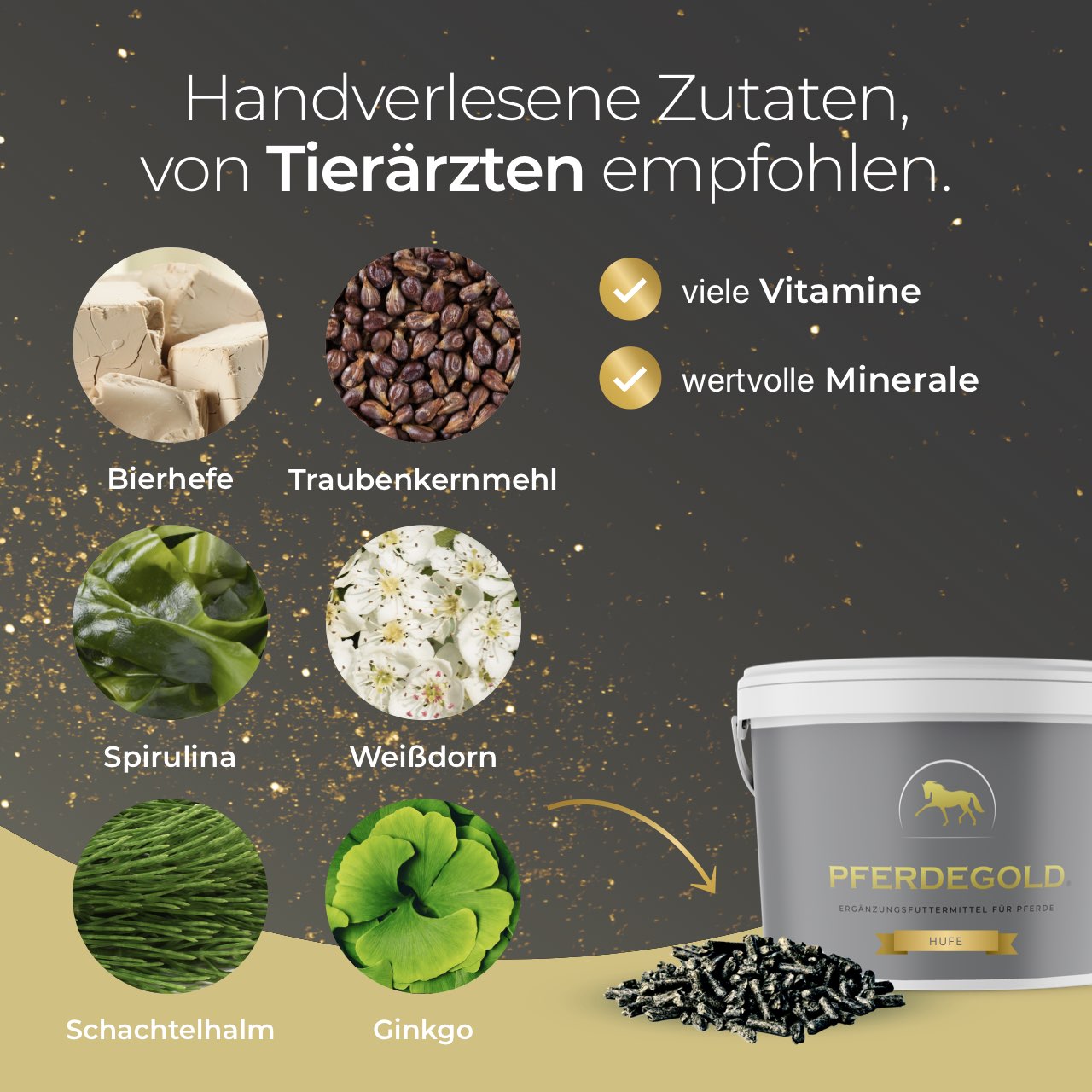 Pferdegold Hufe