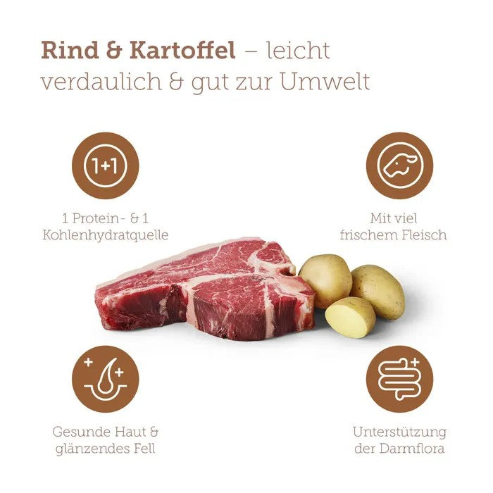 mera pure sensitive fresh meat Rind & Kartoffel