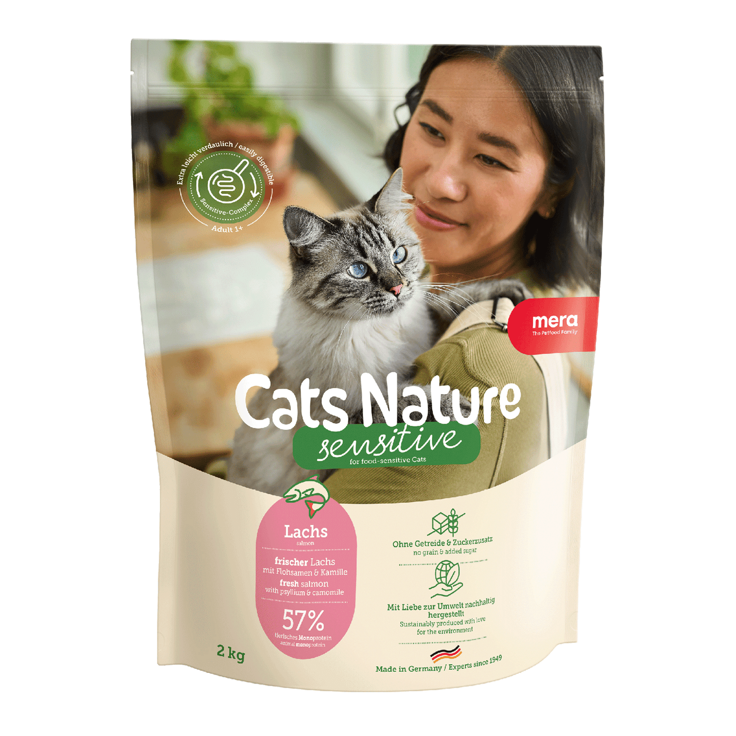 mera Cats Nature Adult Sensitive Lachs
