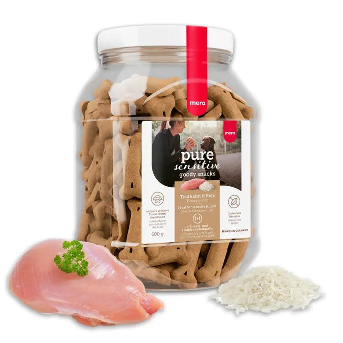 mera pure sensitive goody snacks Truthahn & Reis