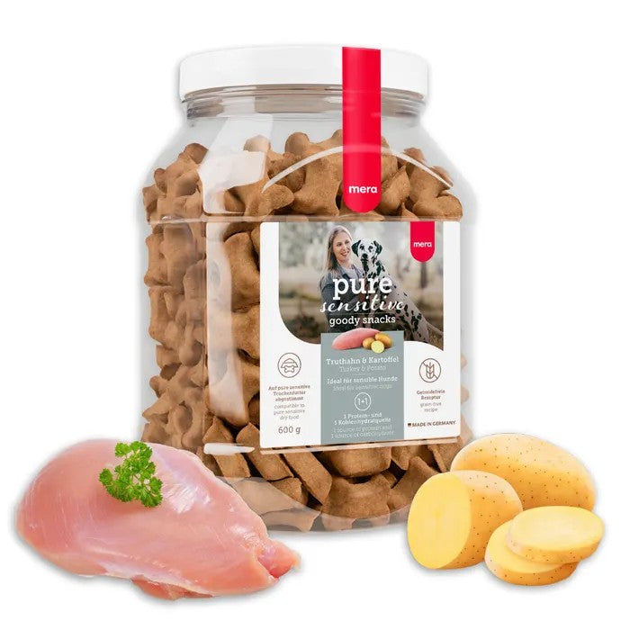 mera pure sensitive goody snacks Truthahn & Kartoffel
