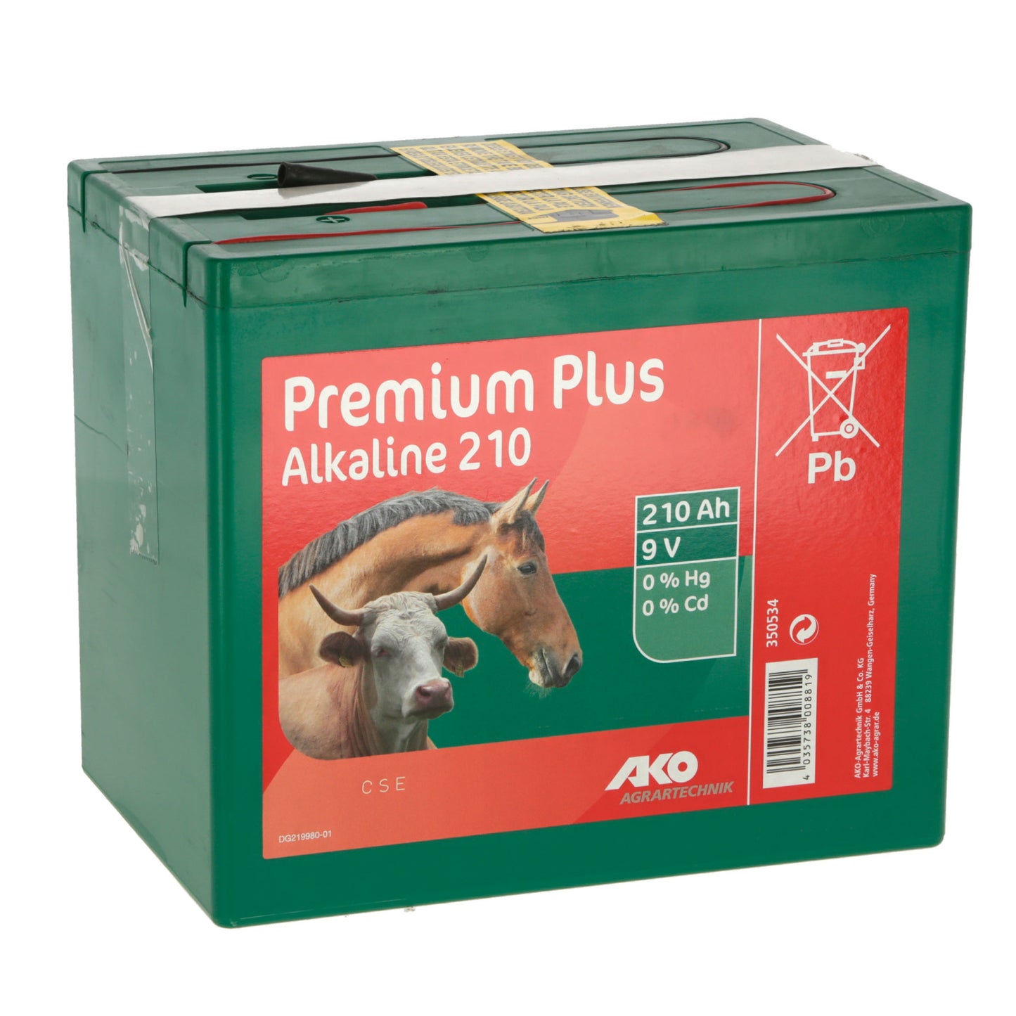 AKO Alkaline Trockenbatterie 9 Volt