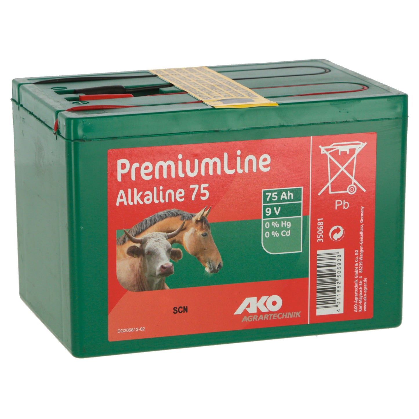 AKO Alkaline Trockenbatterie 9 Volt