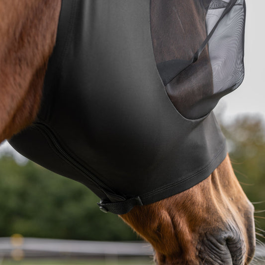 Covalliero Fliegenschutzmaske FinoStretch Zipper