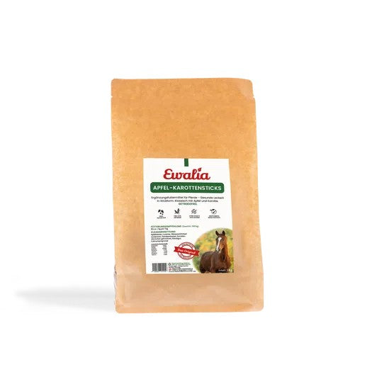 EWALIA Apfel-Karottensticks für Pferde 1kg