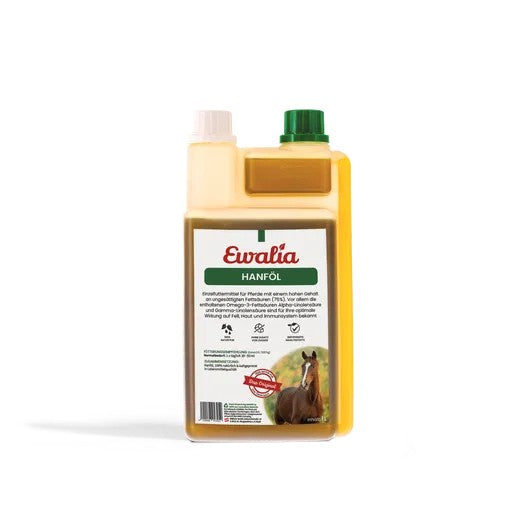 EWALIA Hanföl für Pferde 1L