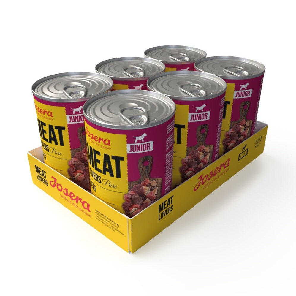 Meat Lovers Junior Pure Beef 6x400g