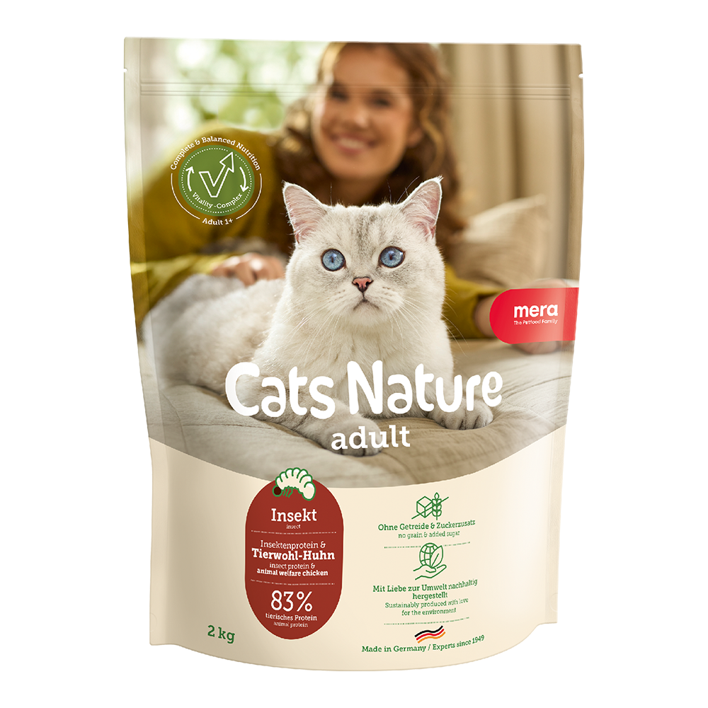 mera Cats Nature Adult Insekt Trockenfutter