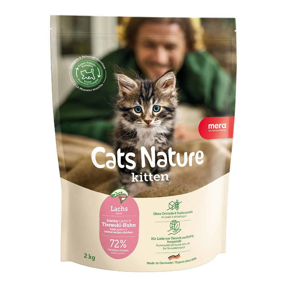mera Cats Nature Kitten Lachs Trockenfutter