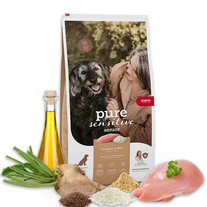 mera pure sensitive Senior Truthahn & Reis 12,5kg